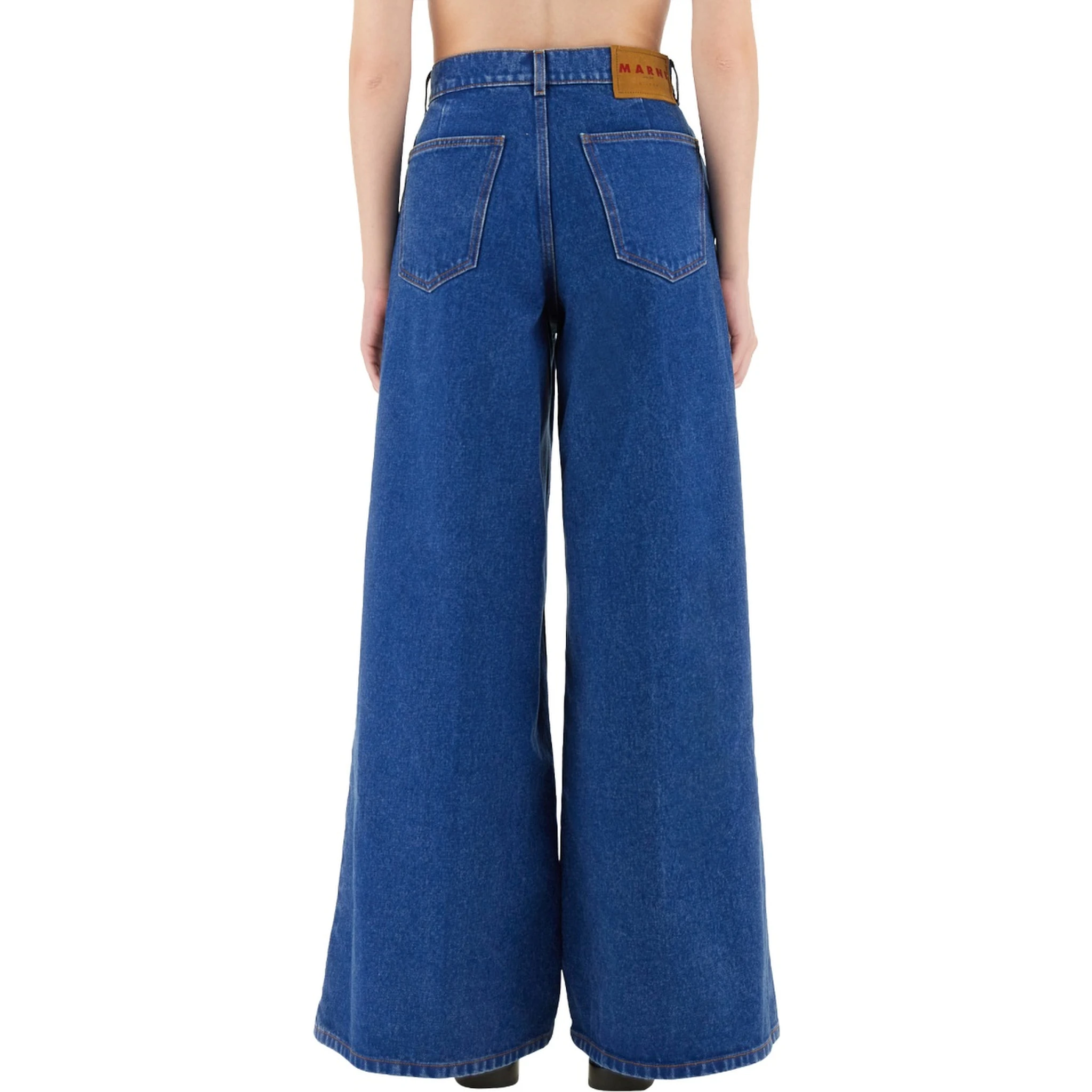 DENIM WIDE LEG JEANS