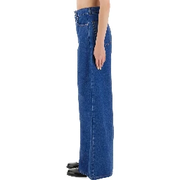 DENIM WIDE LEG JEANS