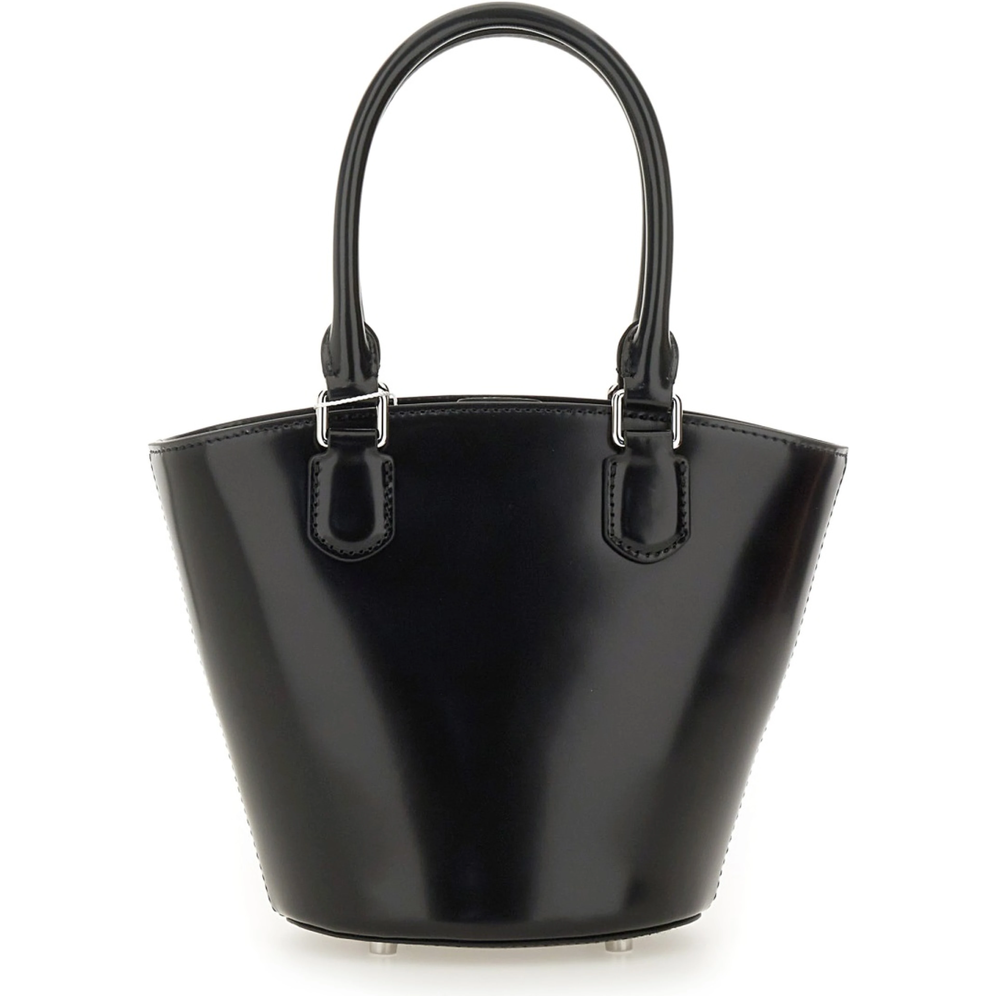 LEATHER TOTE BAG WITH CHARM