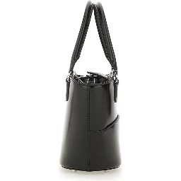 LEATHER TOTE BAG WITH CHARM