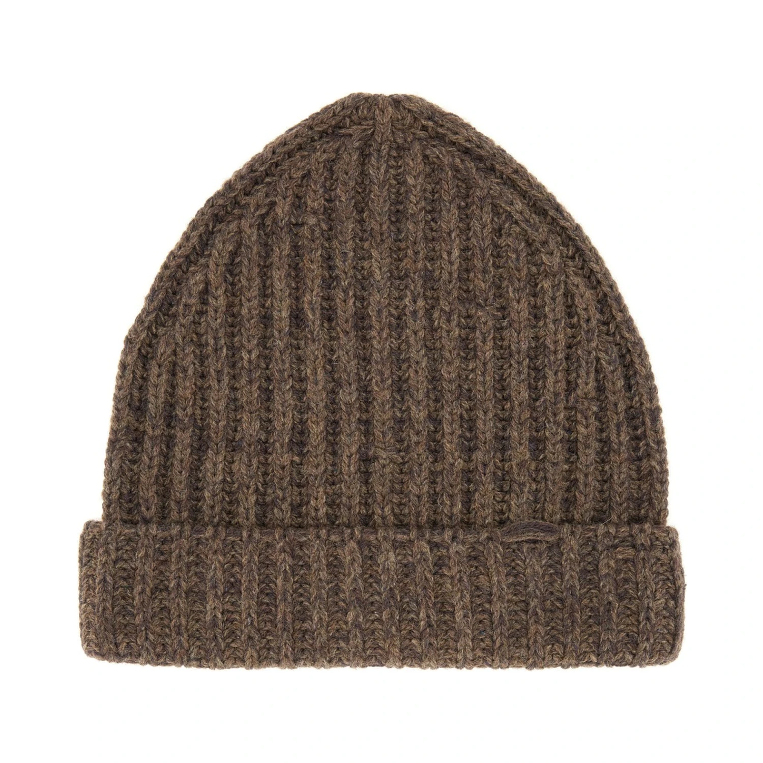 WOOL AND COTTON BLEND BEANIE