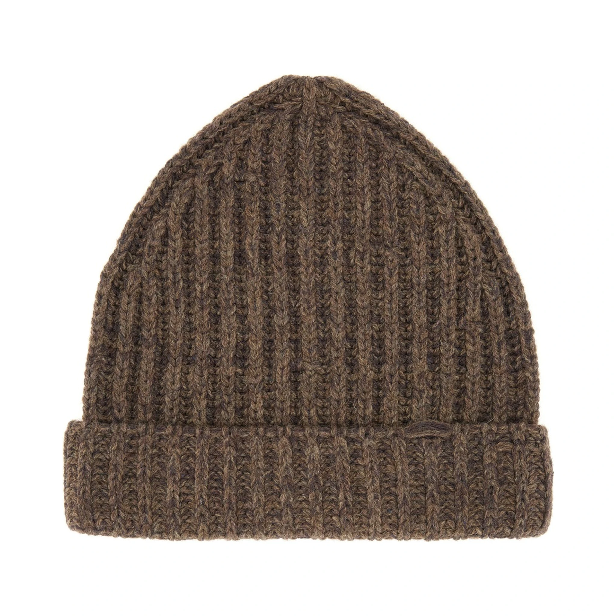 WOOL AND COTTON BLEND BEANIE