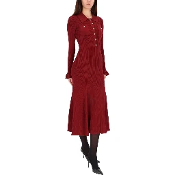 MIDI DRESS WITH COLLAR