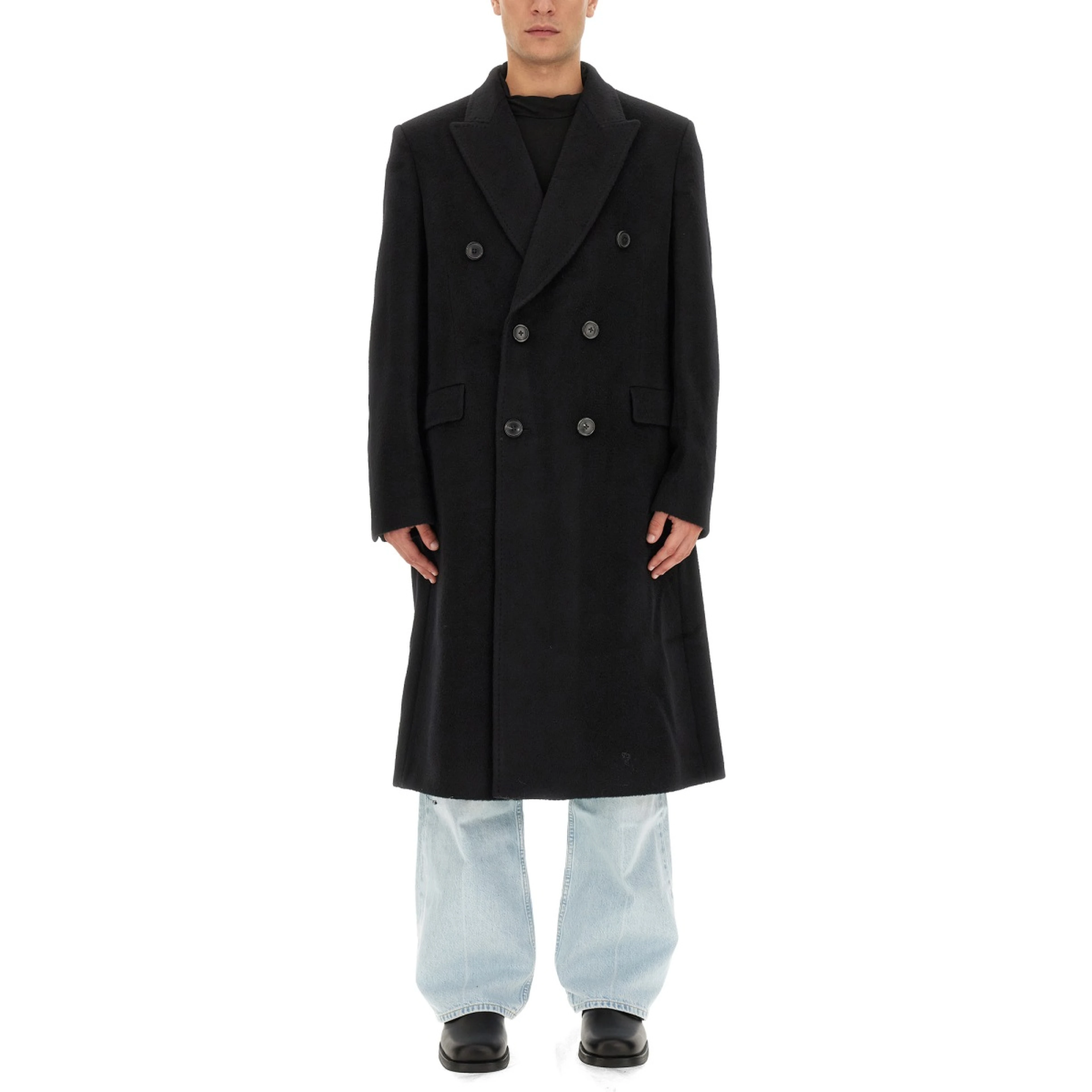 DOUBLE-BREASTED COAT "WHALE"