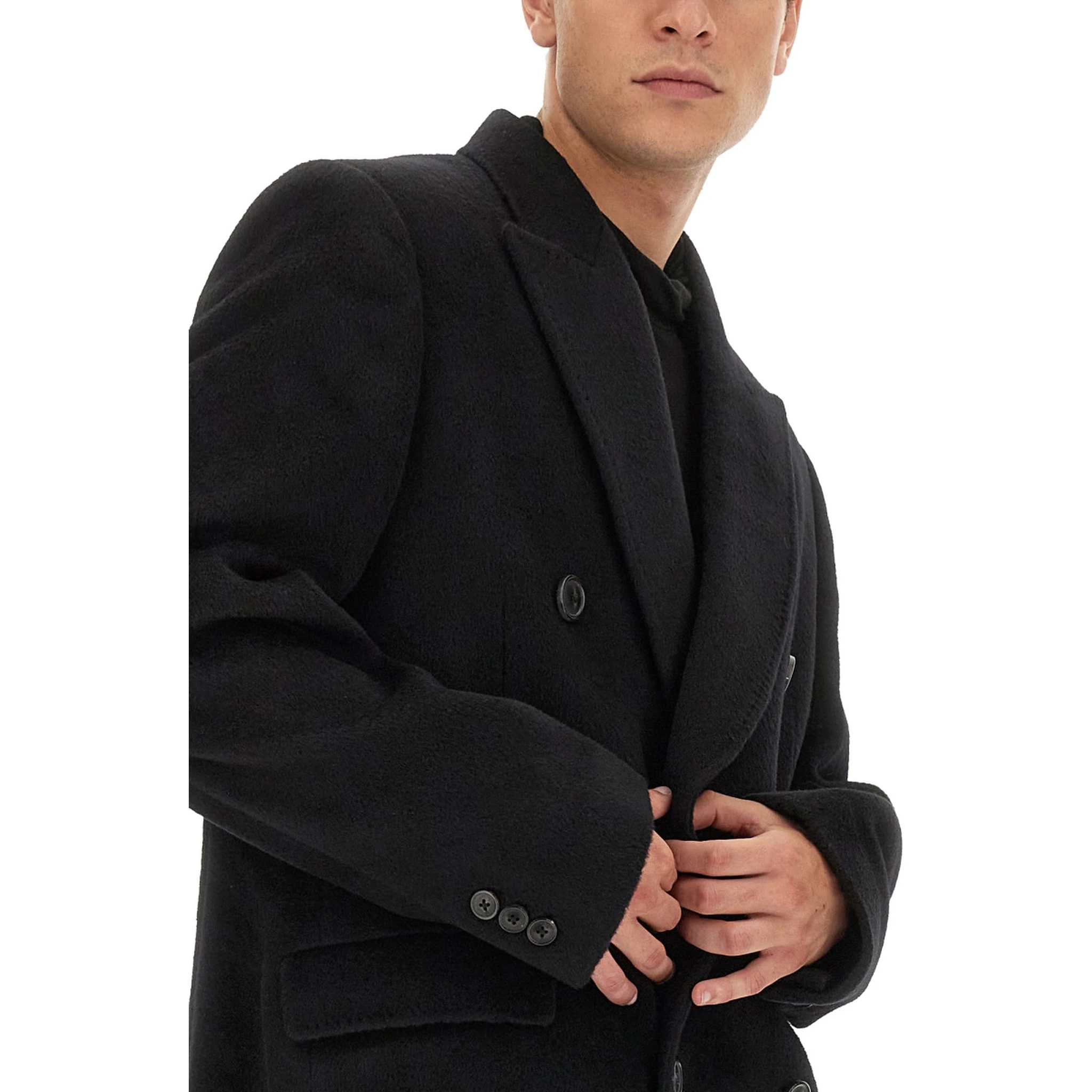 DOUBLE-BREASTED COAT "WHALE"