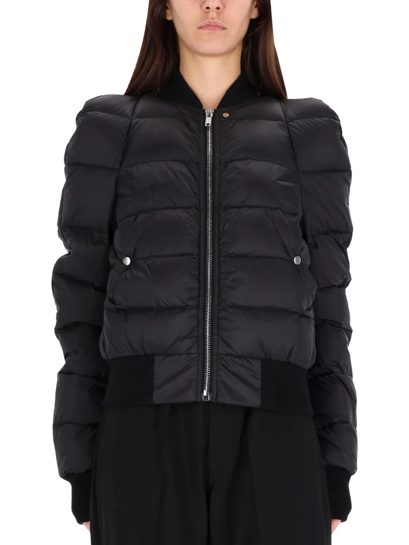 "COMFORTER" DOWN BOMBER JACKET