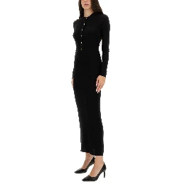 WOOL DRESS WITH BUTTONS