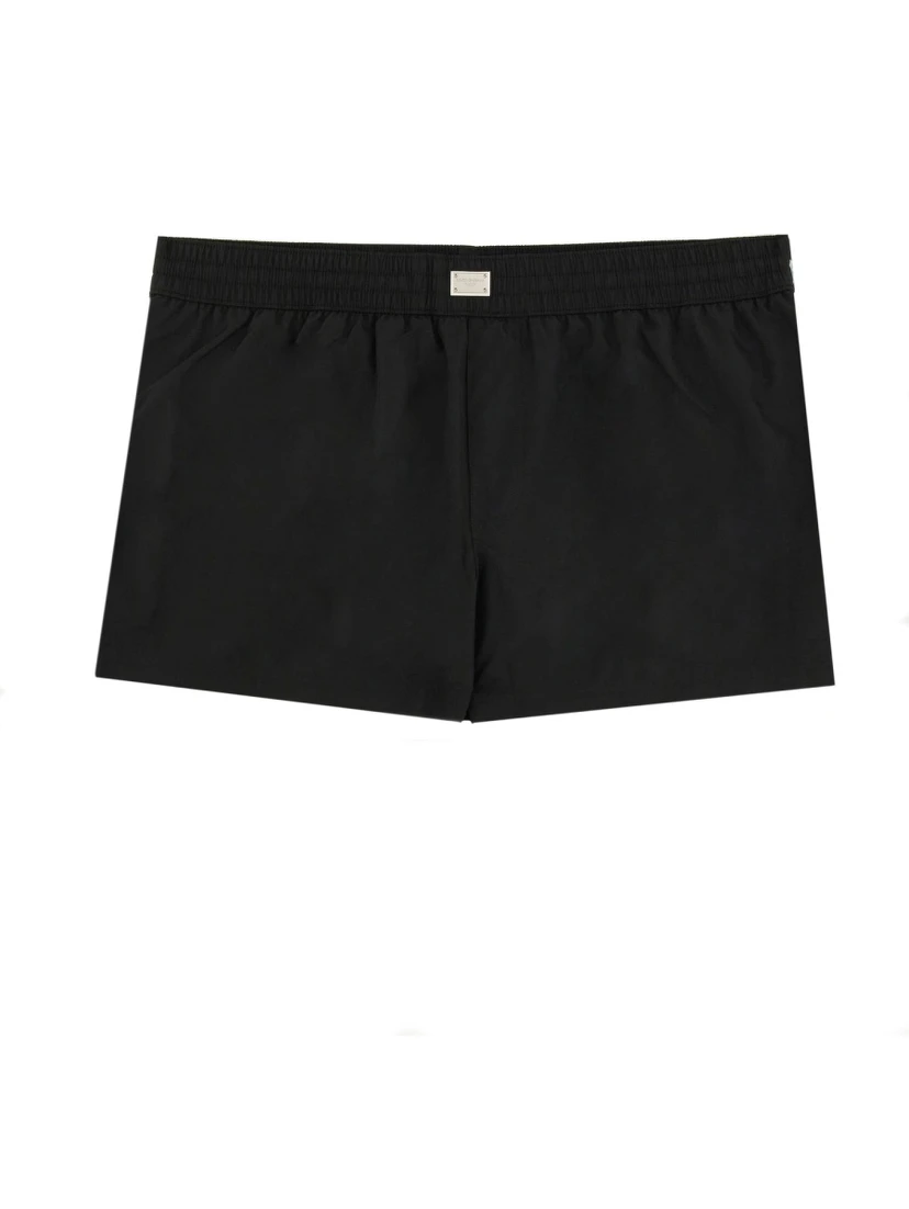 LOGO PLAQUE SWIMSUIT