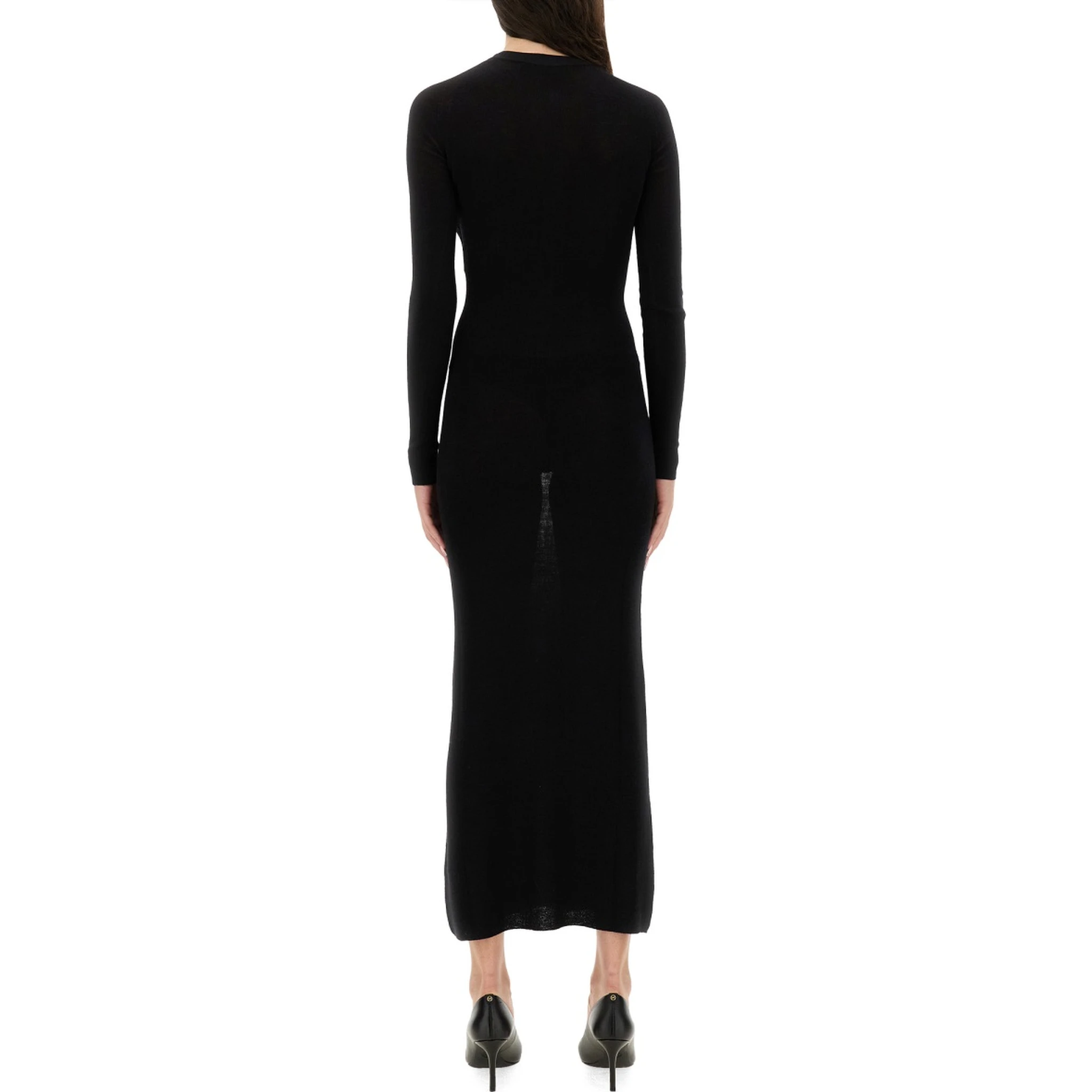 WOOL DRESS WITH BUTTONS