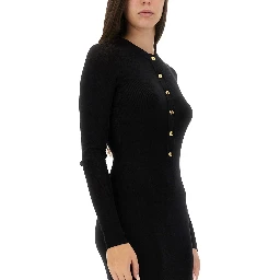 WOOL DRESS WITH BUTTONS