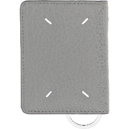 "FOUR STITCHES" CARD HOLDER WITH KEY RING
