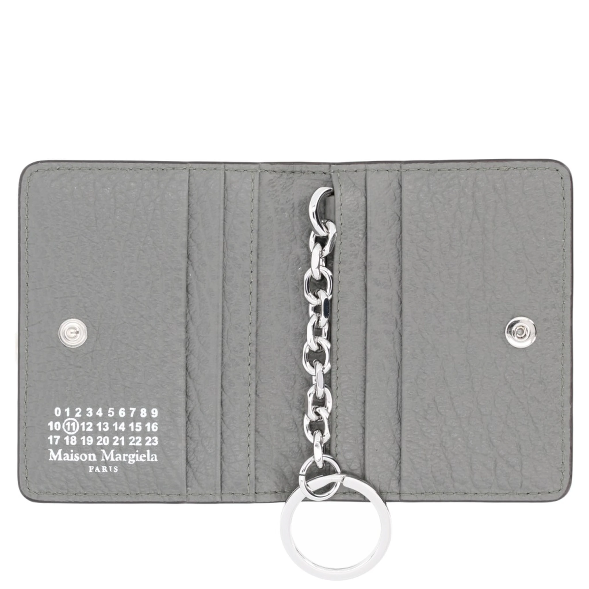 "FOUR STITCHES" CARD HOLDER WITH KEY RING