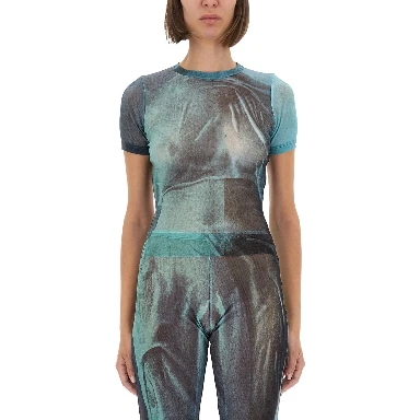 "WATER" MESH T-SHIRT