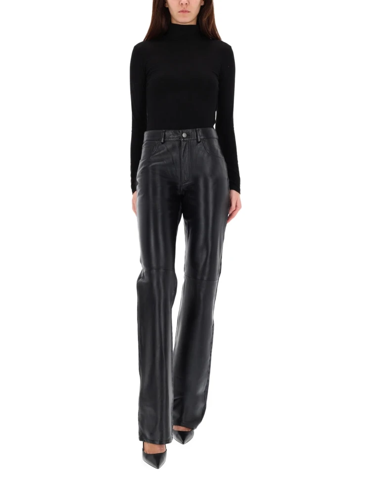 "STAR BLACK DENIM & LEATHER" PANTS alternative