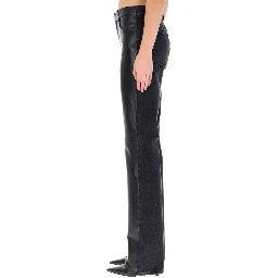 "STAR BLACK DENIM & LEATHER" PANTS