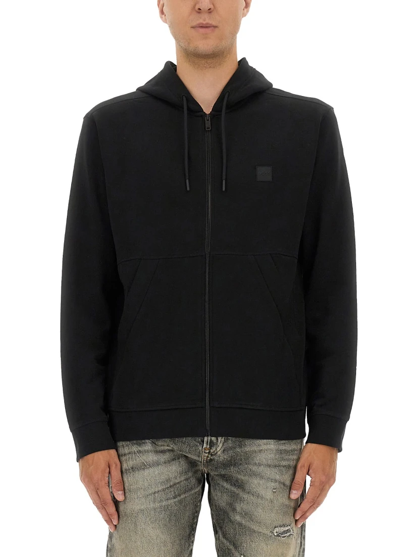 COTTON SWEATSHIRT WITH LOGO