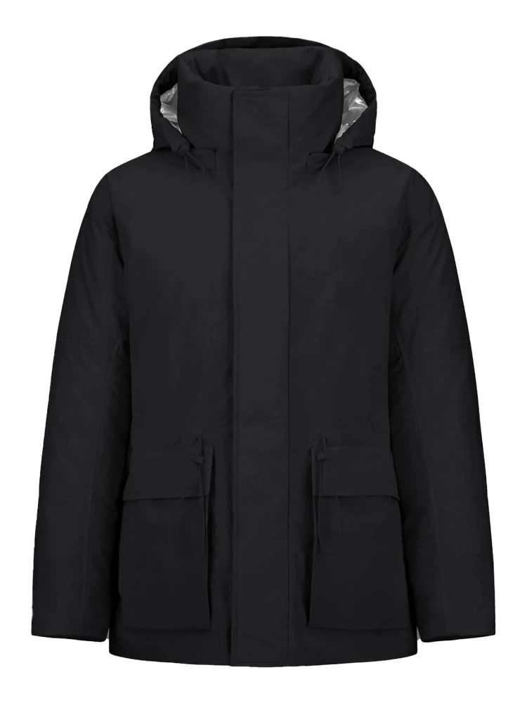 "CRINKLE METALLIC" PARKA