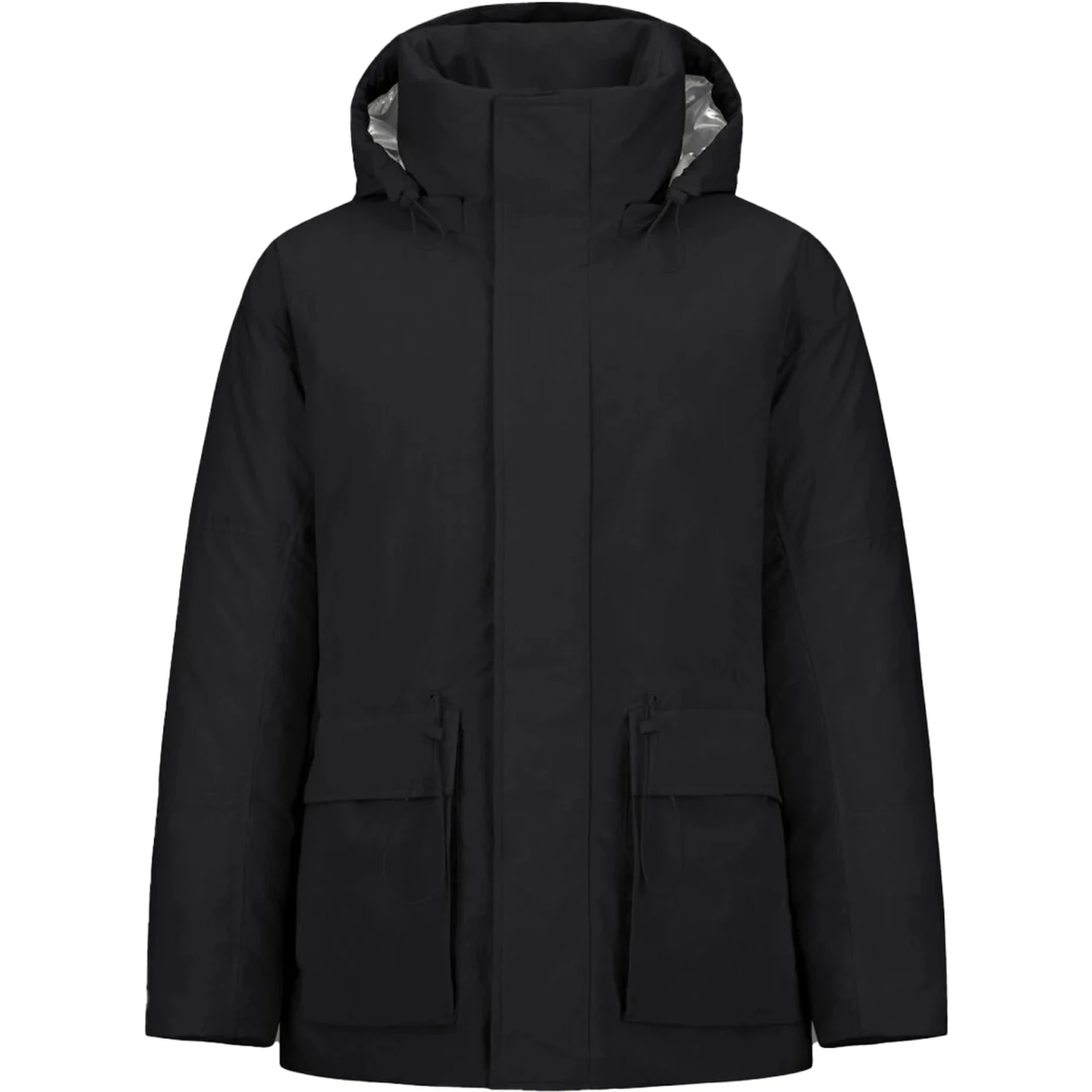 "CRINKLE METALLIC" PARKA