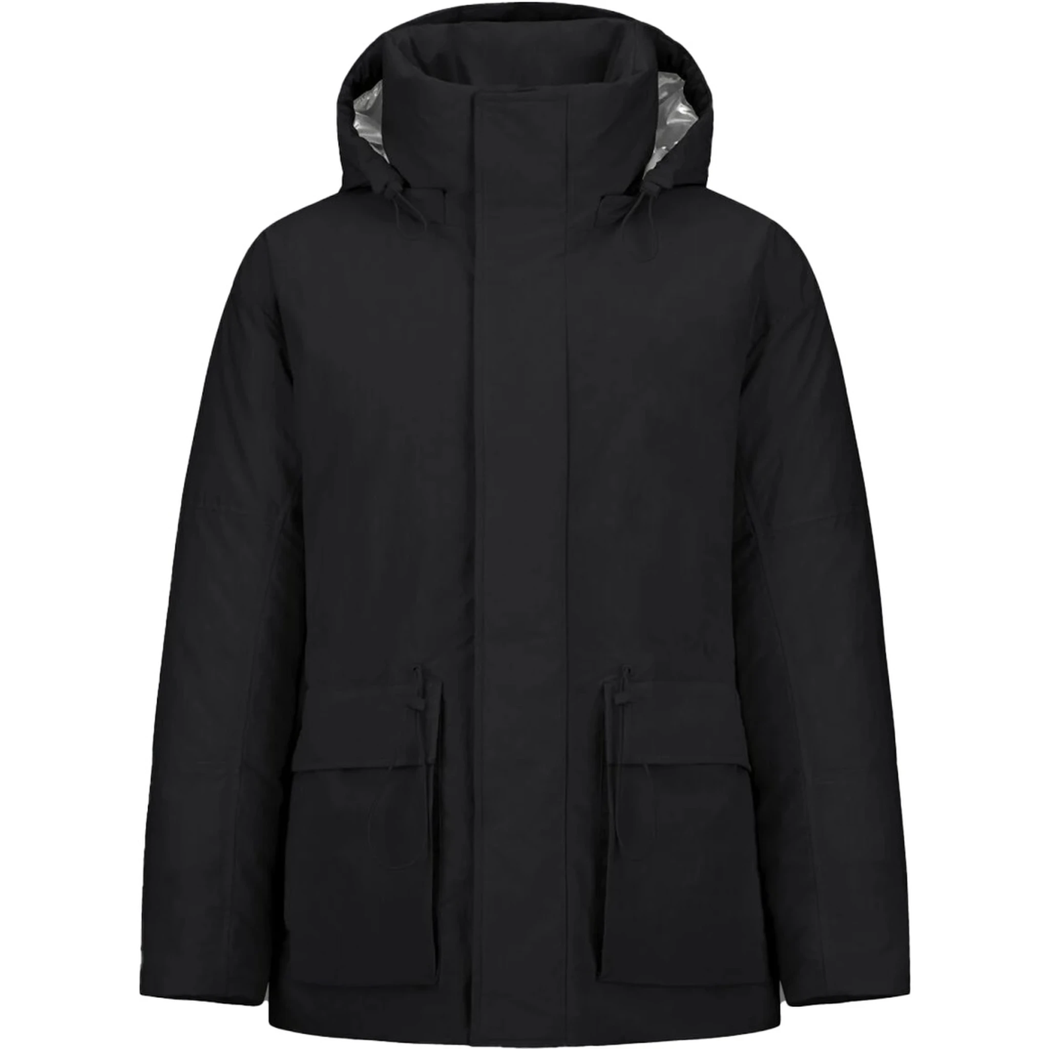 "CRINKLE METALLIC" PARKA