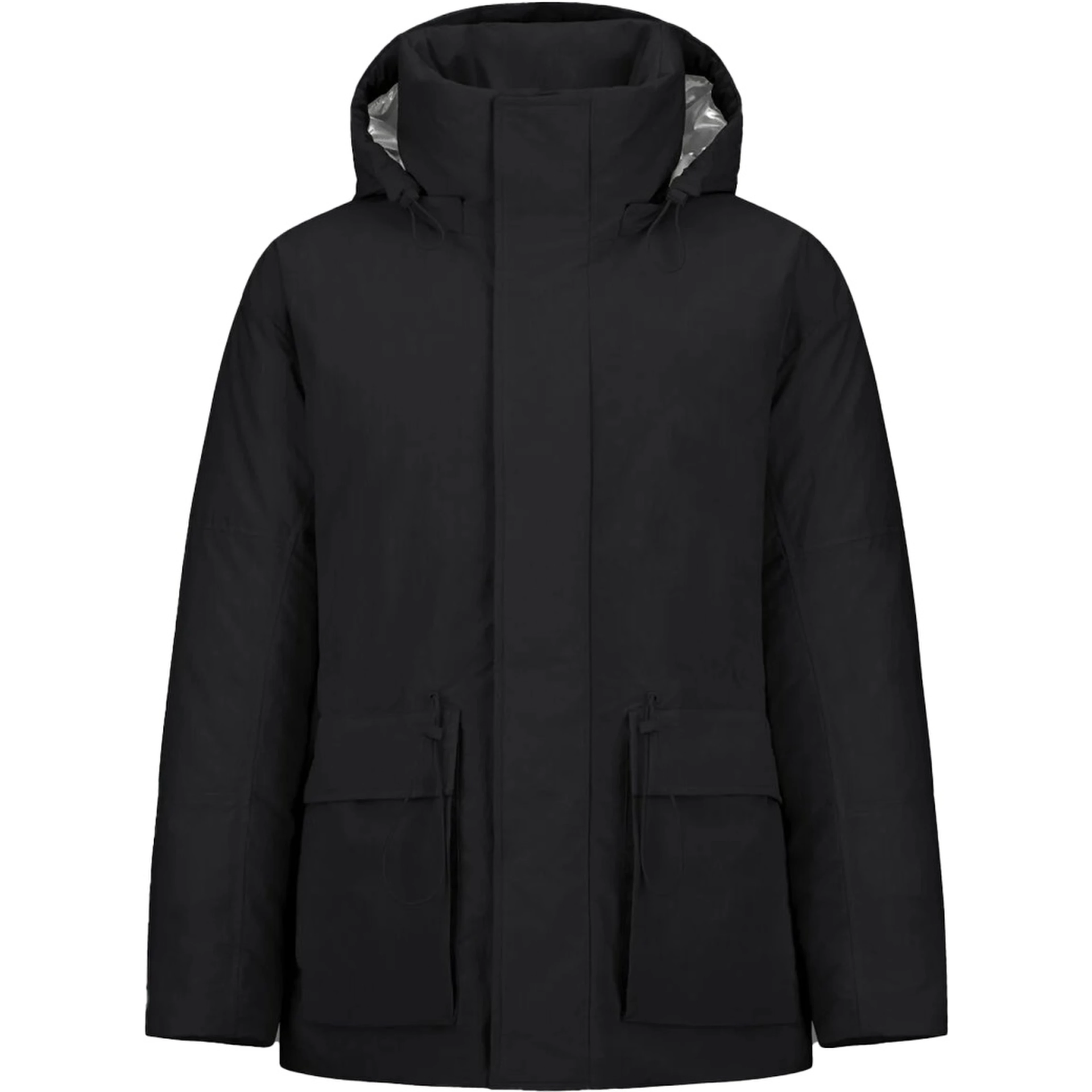 "CRINKLE METALLIC" PARKA