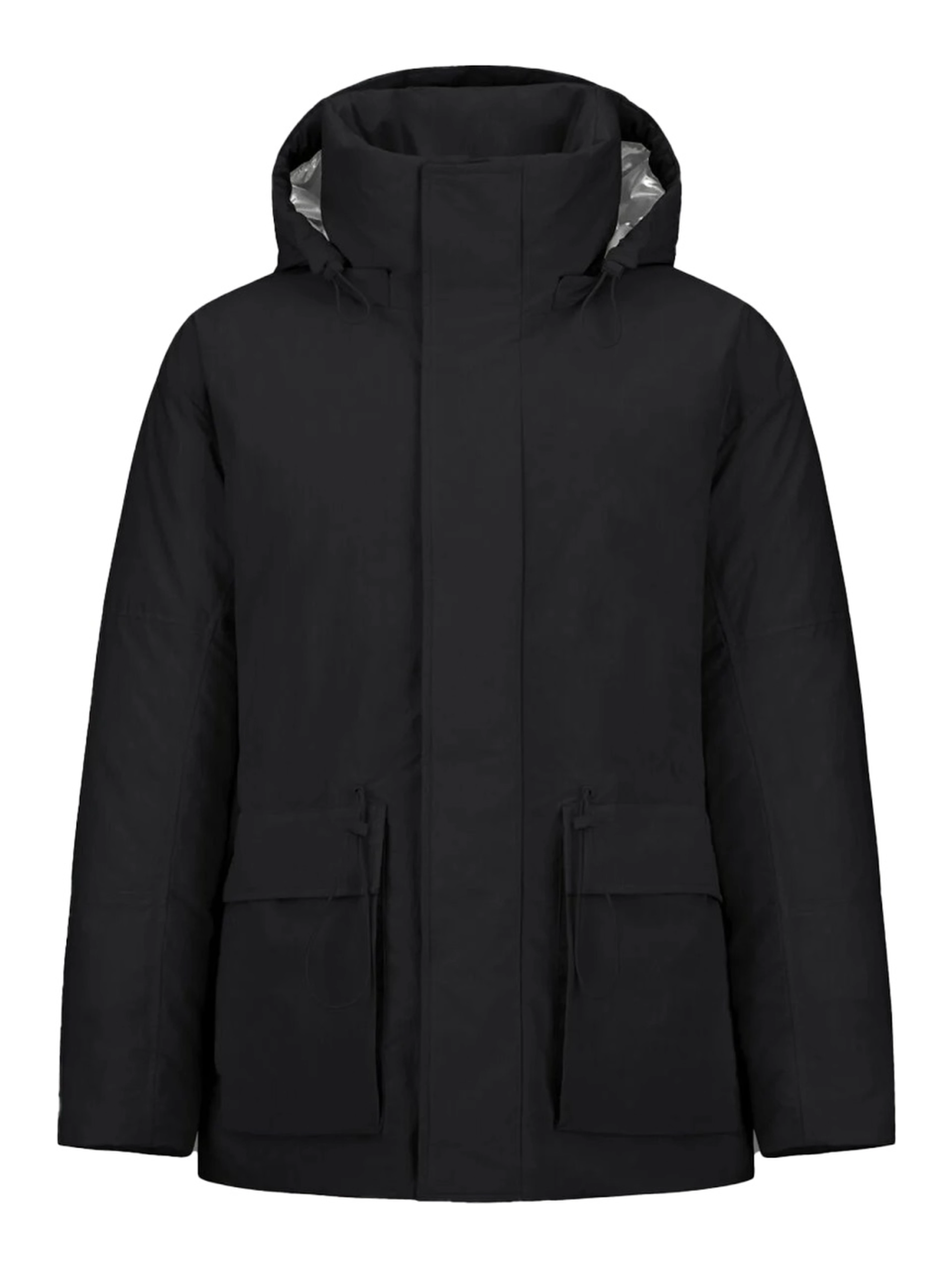 "CRINKLE METALLIC" PARKA