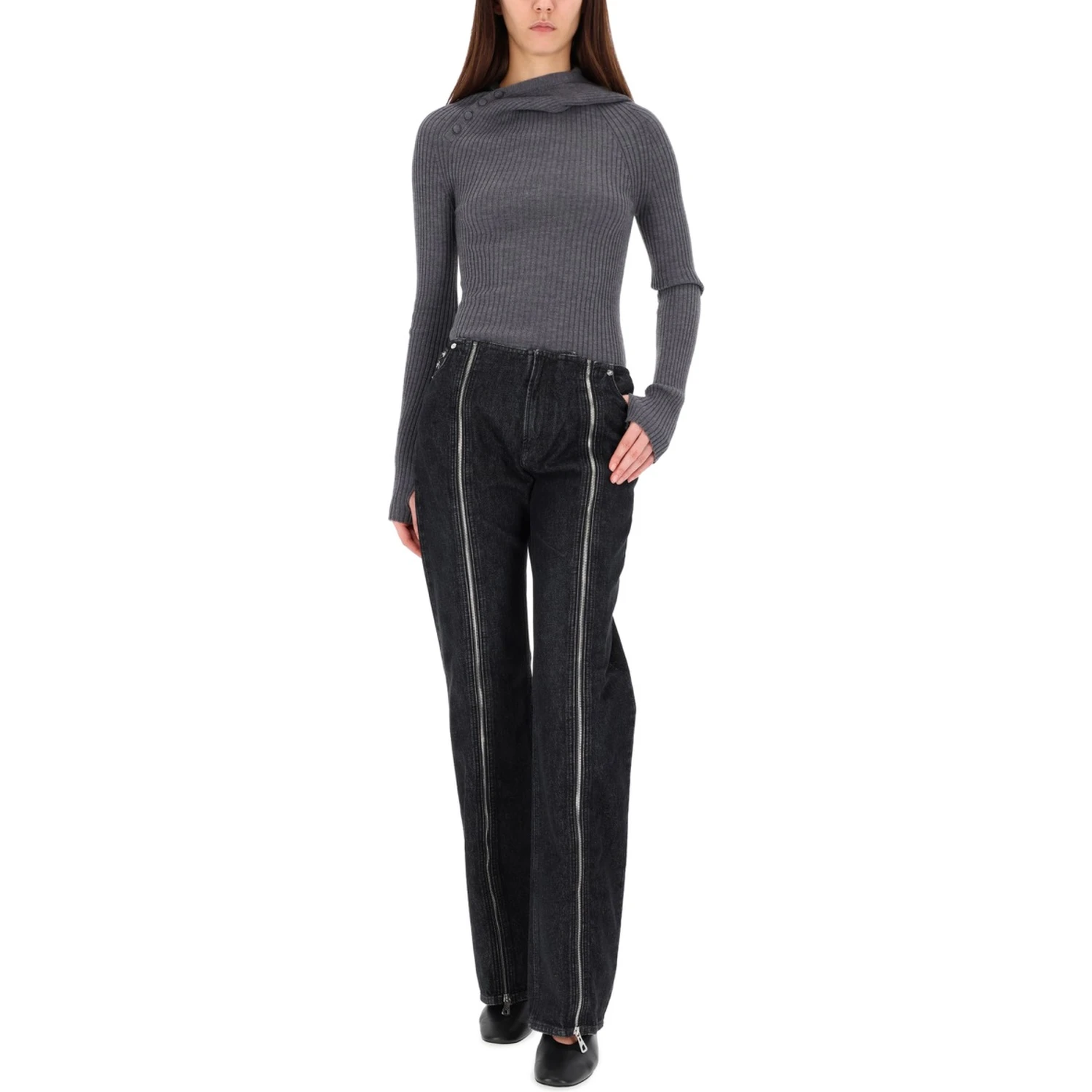 DOUBLE ZIPPER PANTS