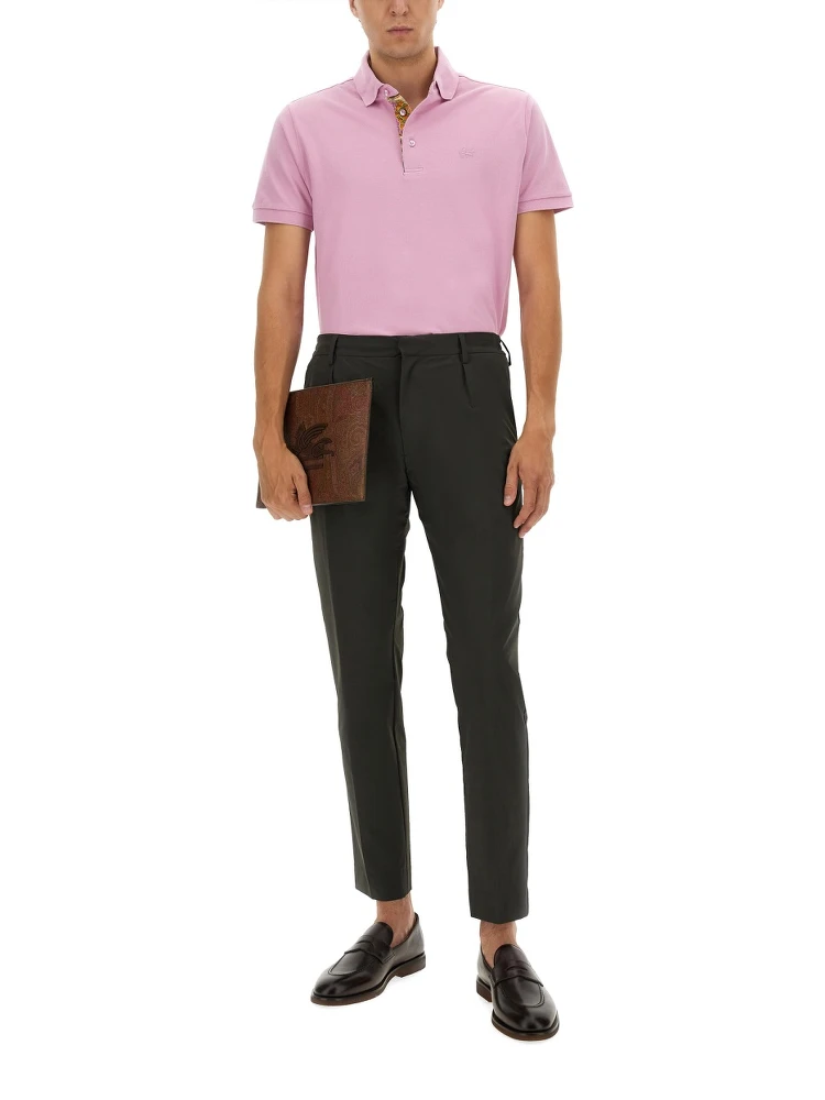 COTTON POLO SHIRT WITH PEGASUS alternative