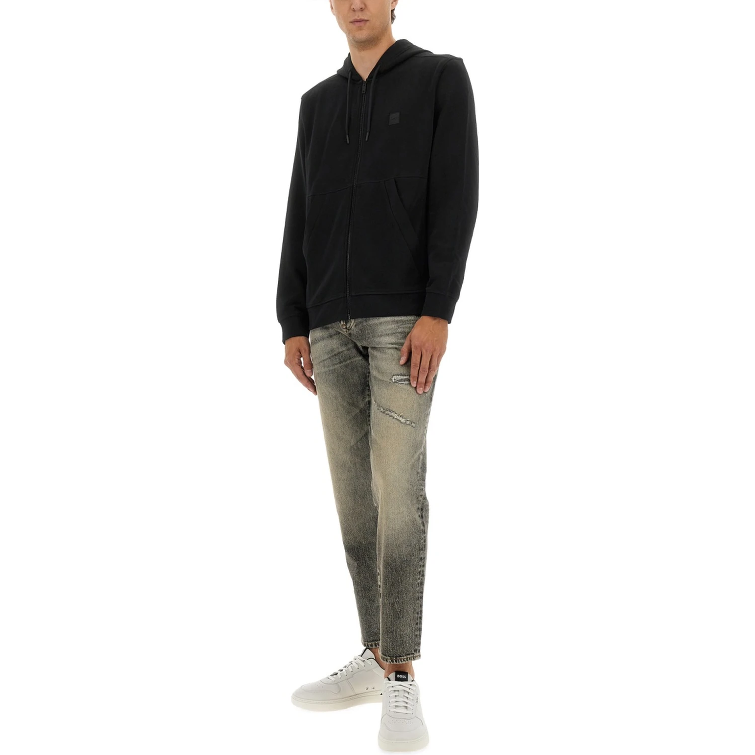 COTTON SWEATSHIRT WITH LOGO