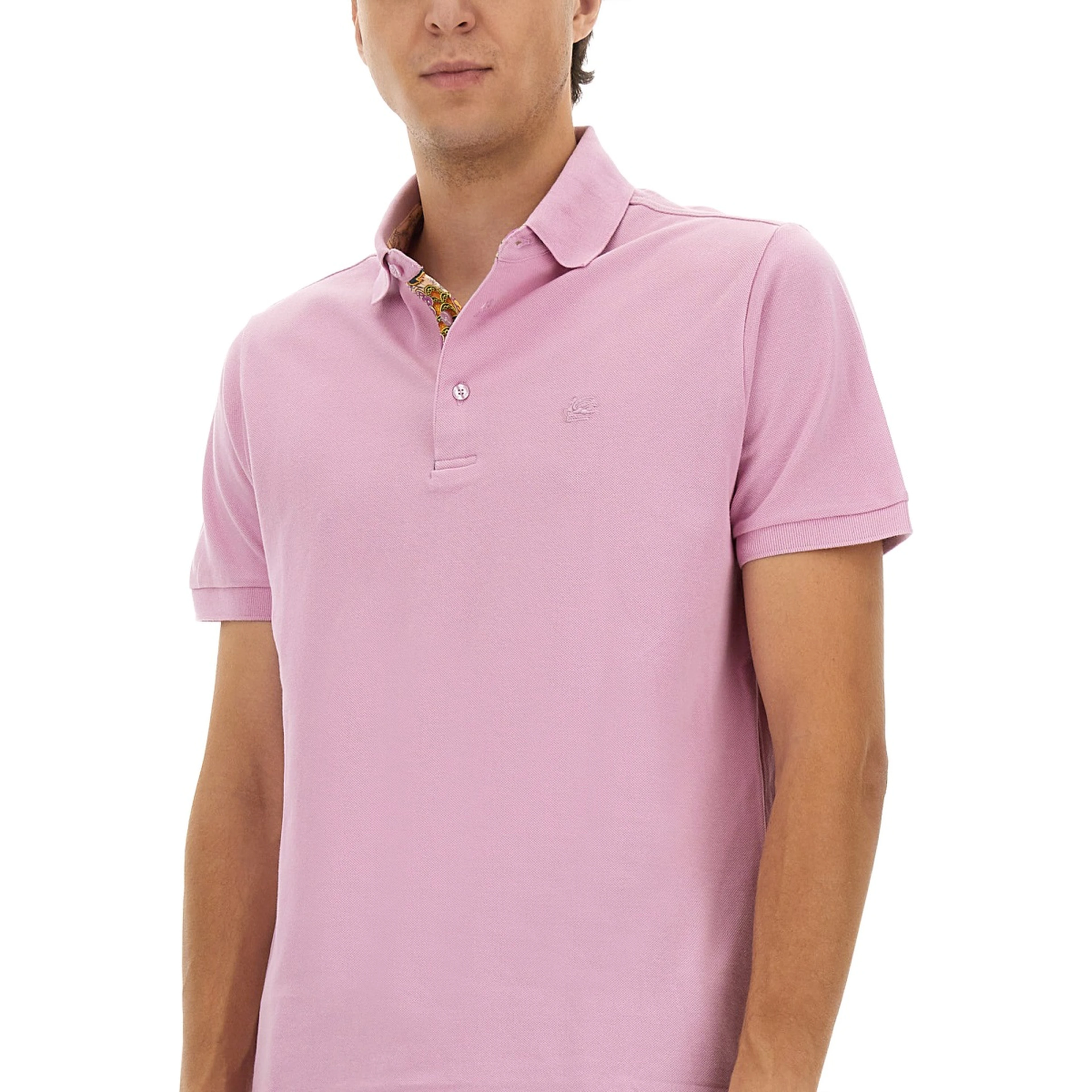 COTTON POLO SHIRT WITH PEGASUS