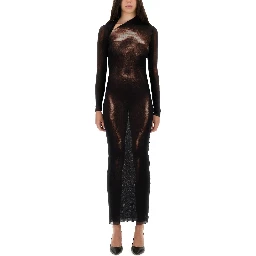 "BODY DUST" PRINT DRESS