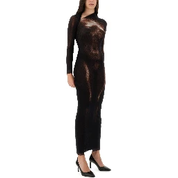 "BODY DUST" PRINT DRESS