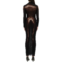 "BODY DUST" PRINT DRESS