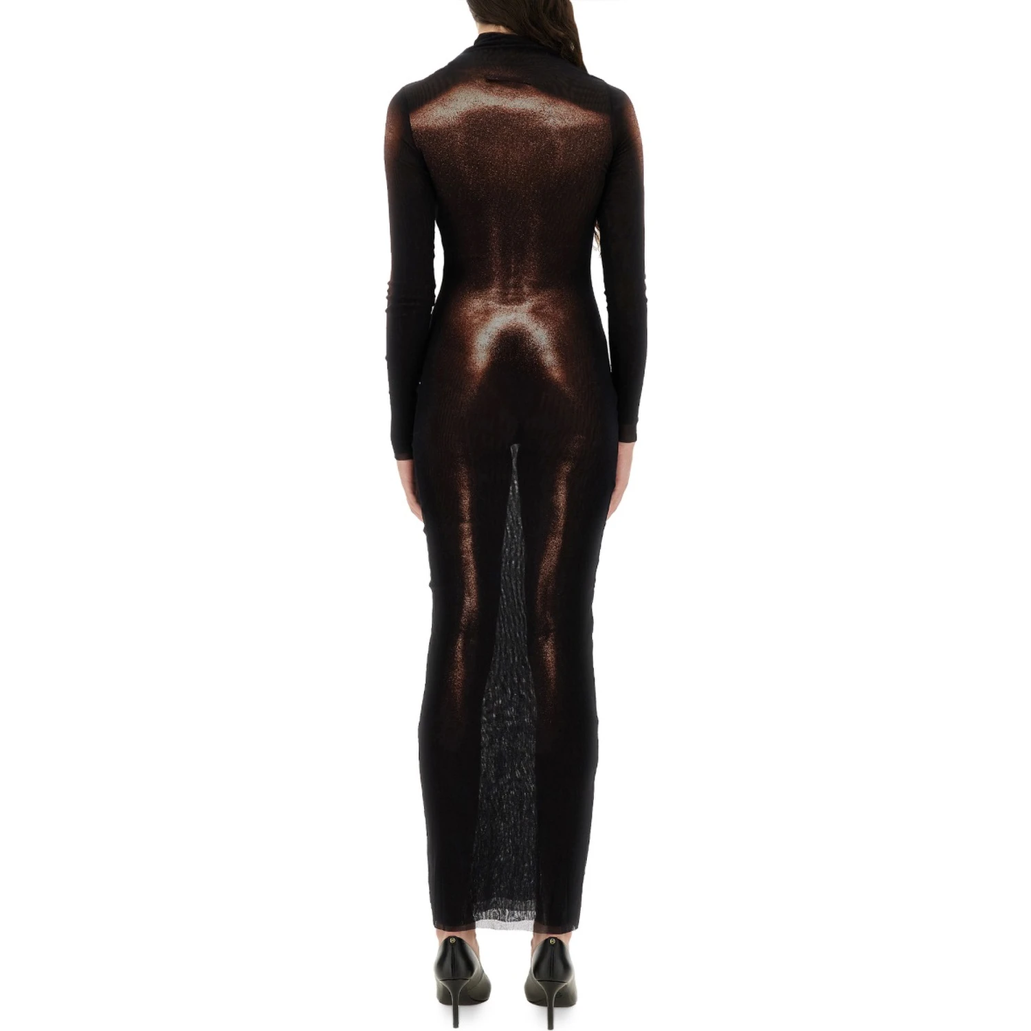 "BODY DUST" PRINT DRESS