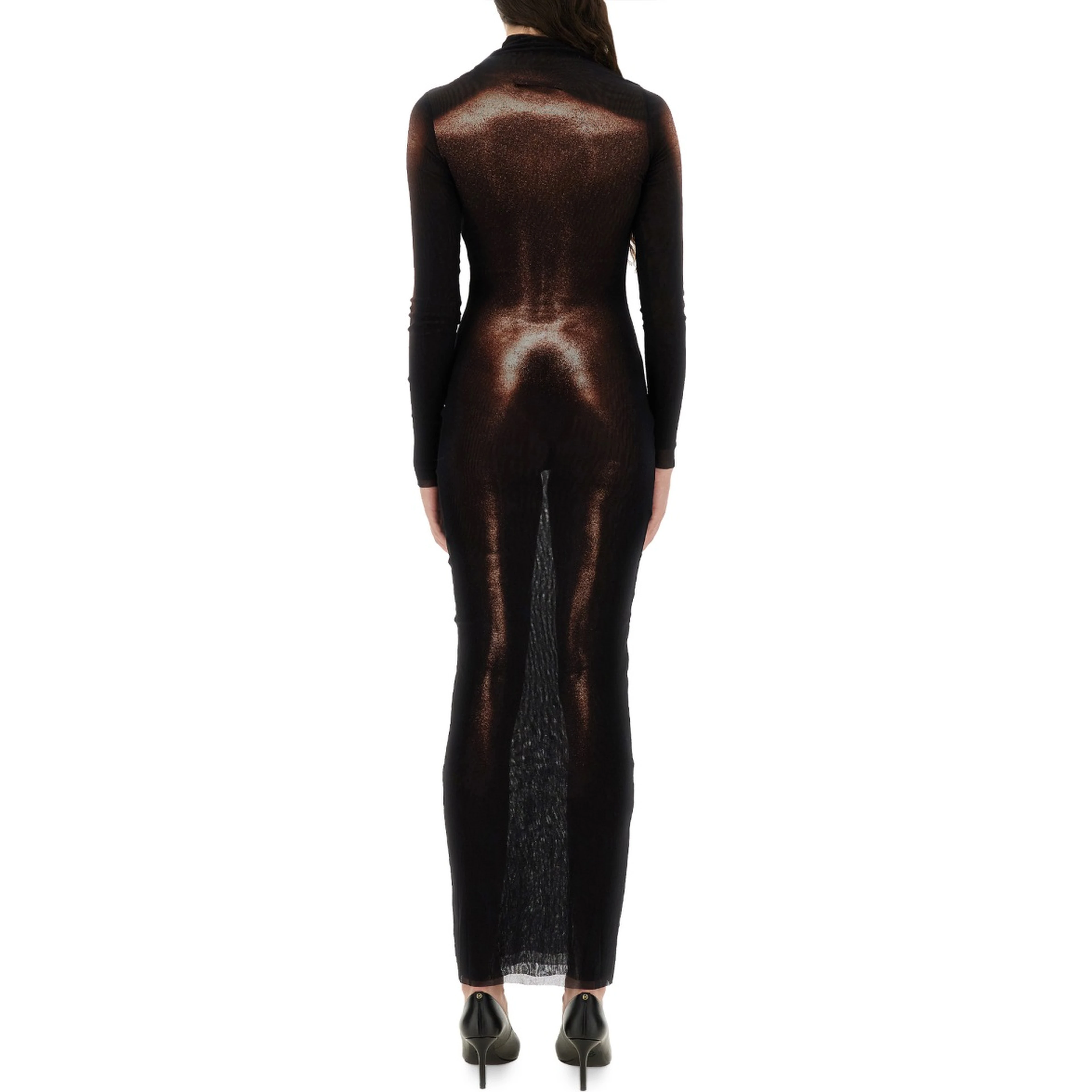 "BODY DUST" PRINT DRESS