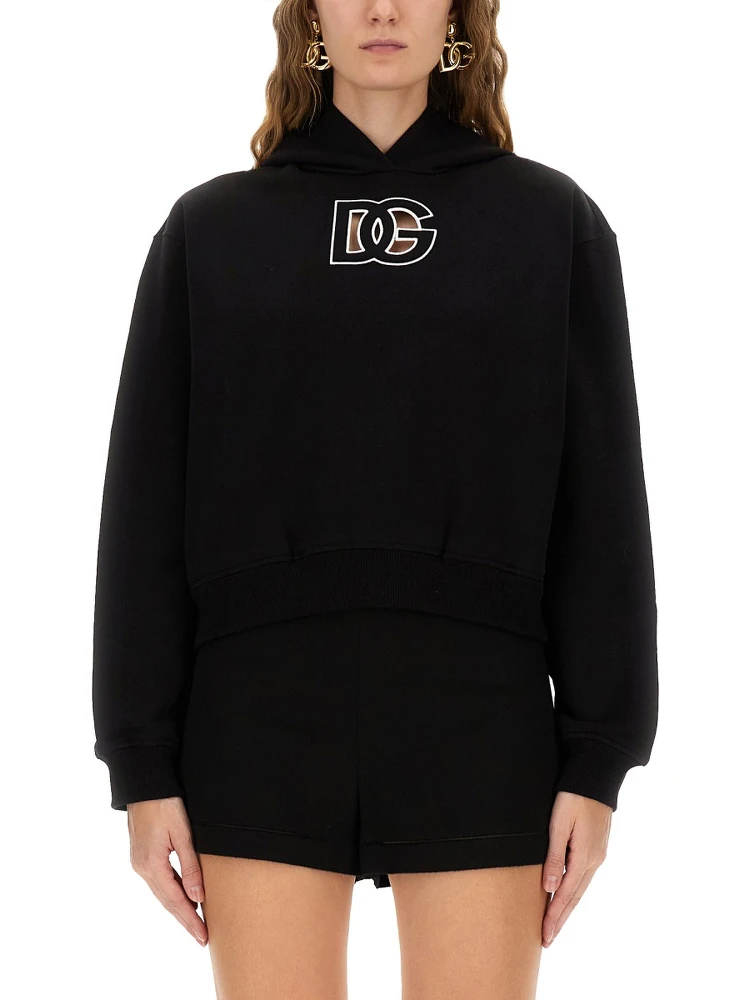 SWEATSHIRT WITH DG EMBROIDERY