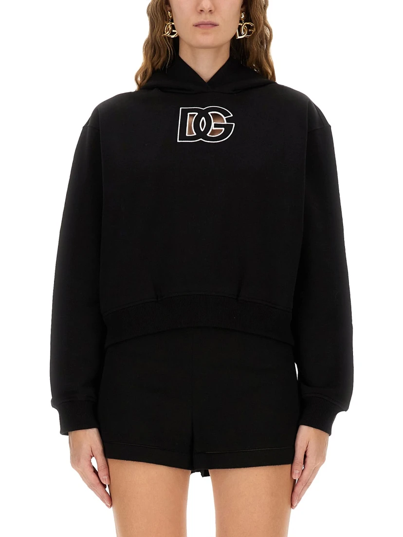 SWEATSHIRT WITH DG EMBROIDERY
