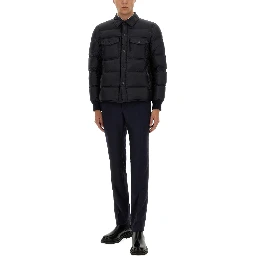 "TECHNO SATIN" PADDED JACKET