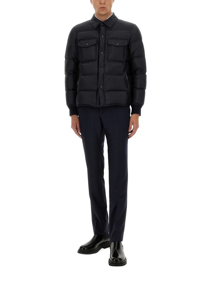 "TECHNO SATIN" PADDED JACKET