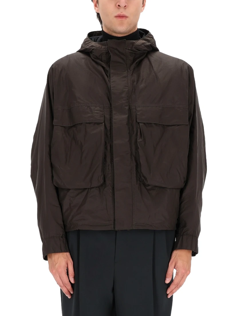 SHORT RAIN PARKA