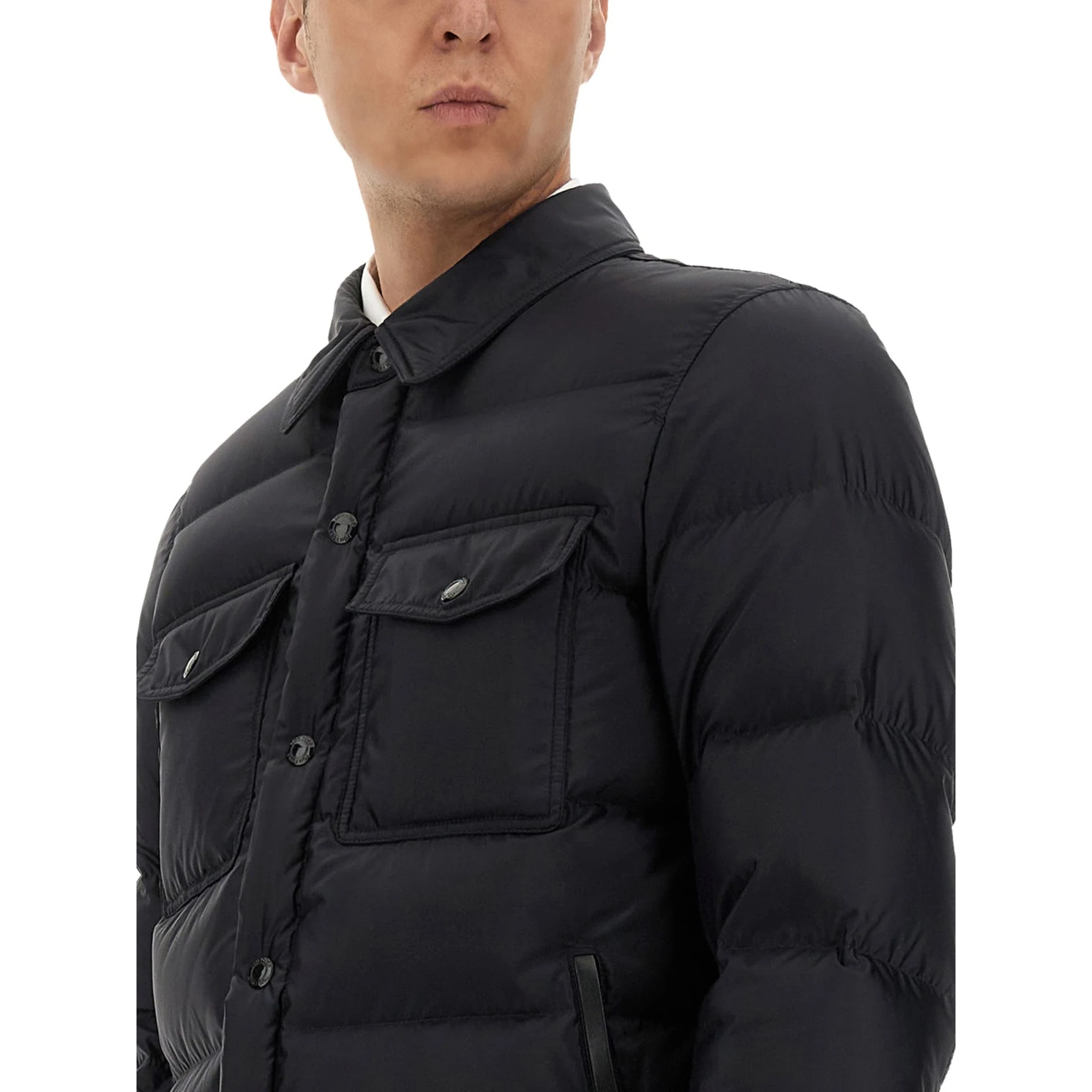 "TECHNO SATIN" PADDED JACKET