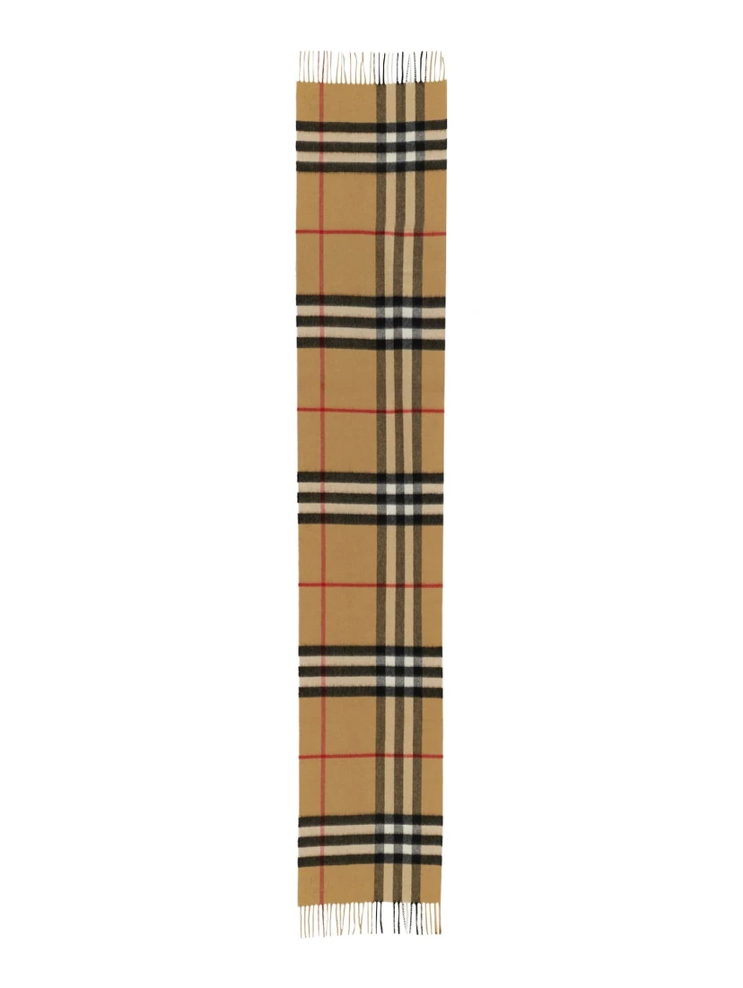 CASHMERE CHECK SCARF