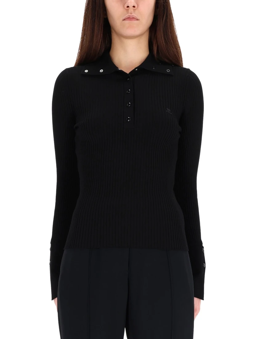 RIBBED POLOS.