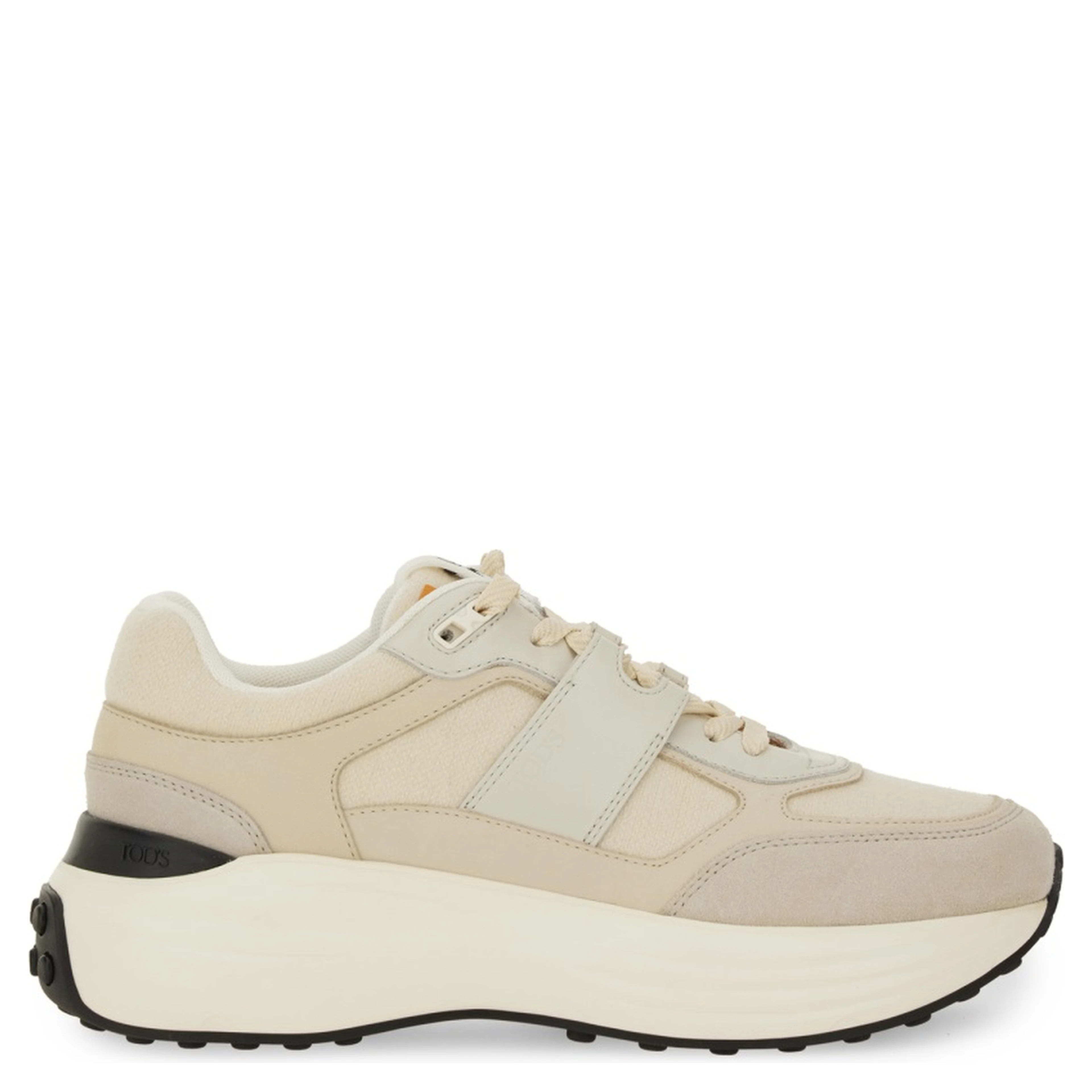 FABRIC AND SUEDE SNEAKER
