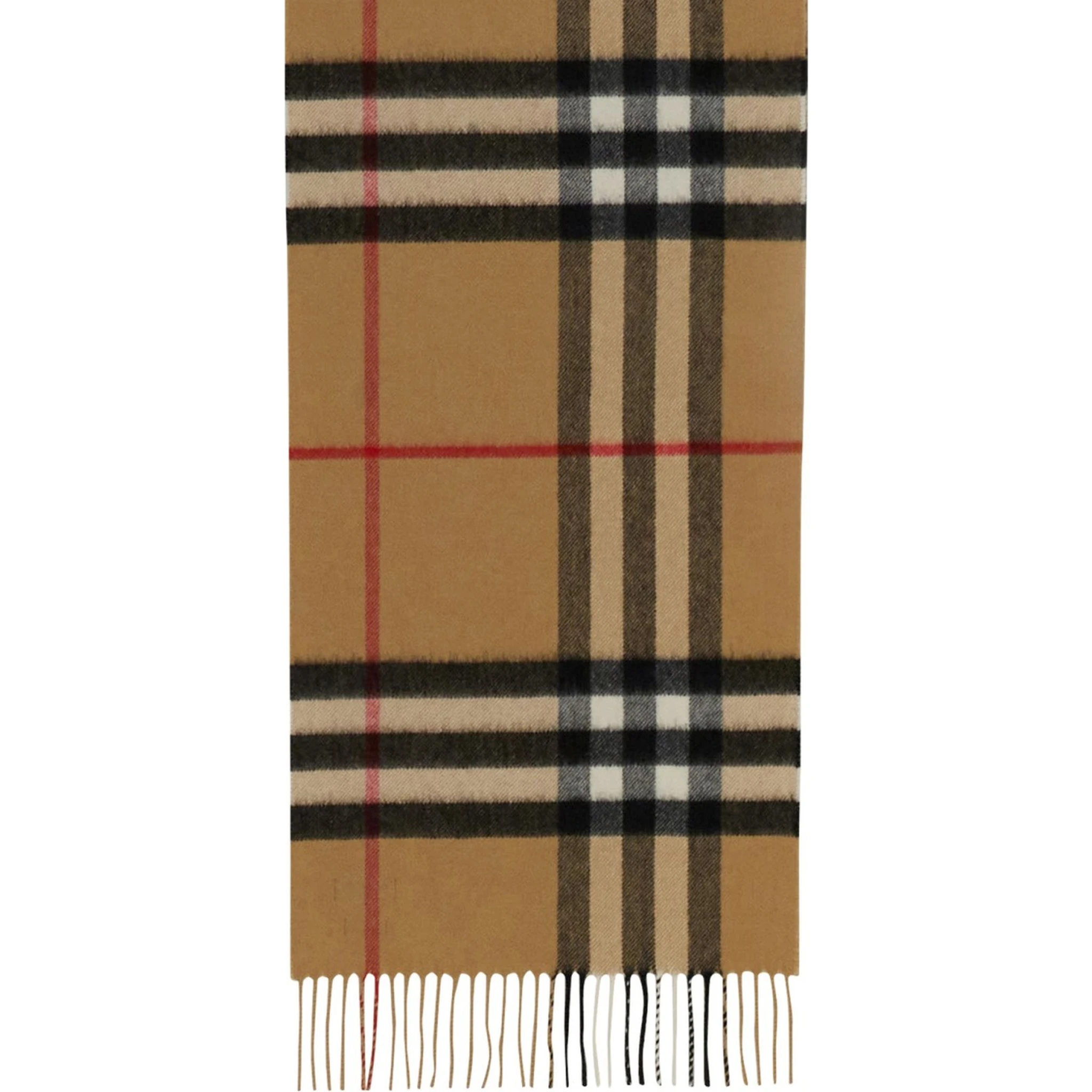 وشاح من الكشمير بنقشة مربعات