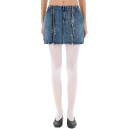 MINISKIRT WITH DOUBLE ZIPPER