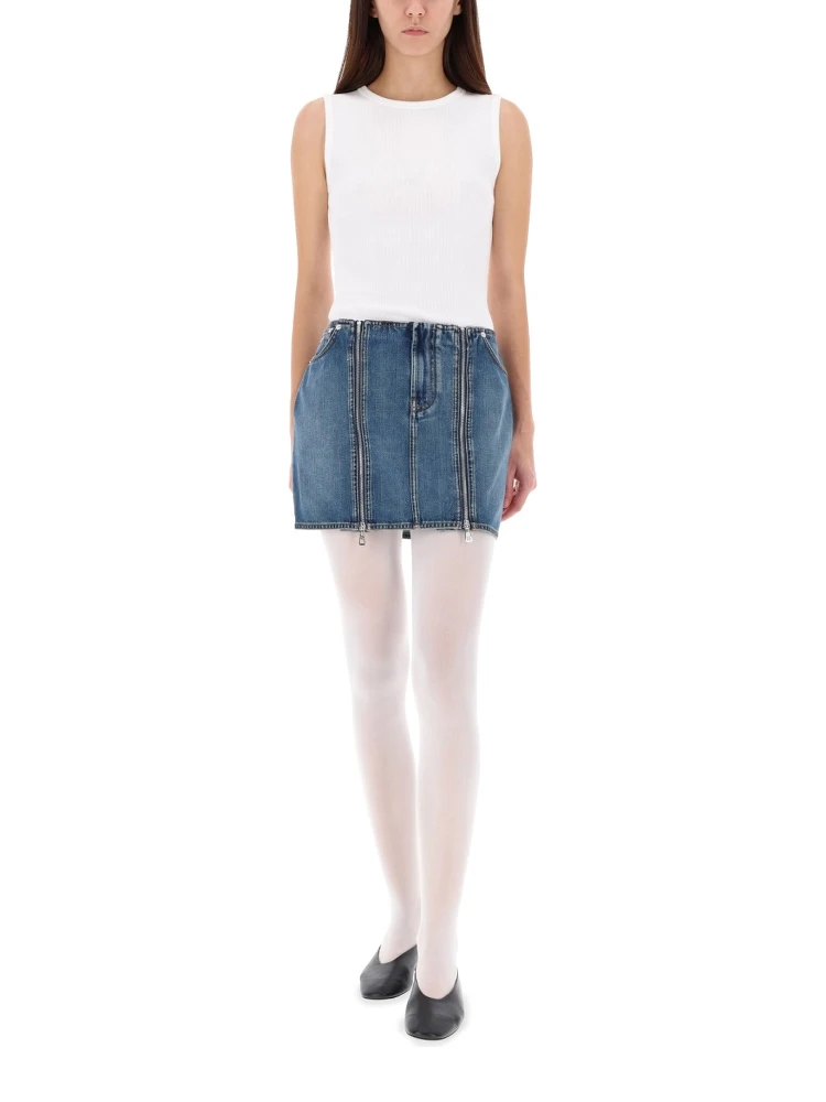 MINISKIRT WITH DOUBLE ZIPPER alternative
