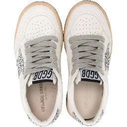 ballstar nappa upper toe and spur leather star suede heel