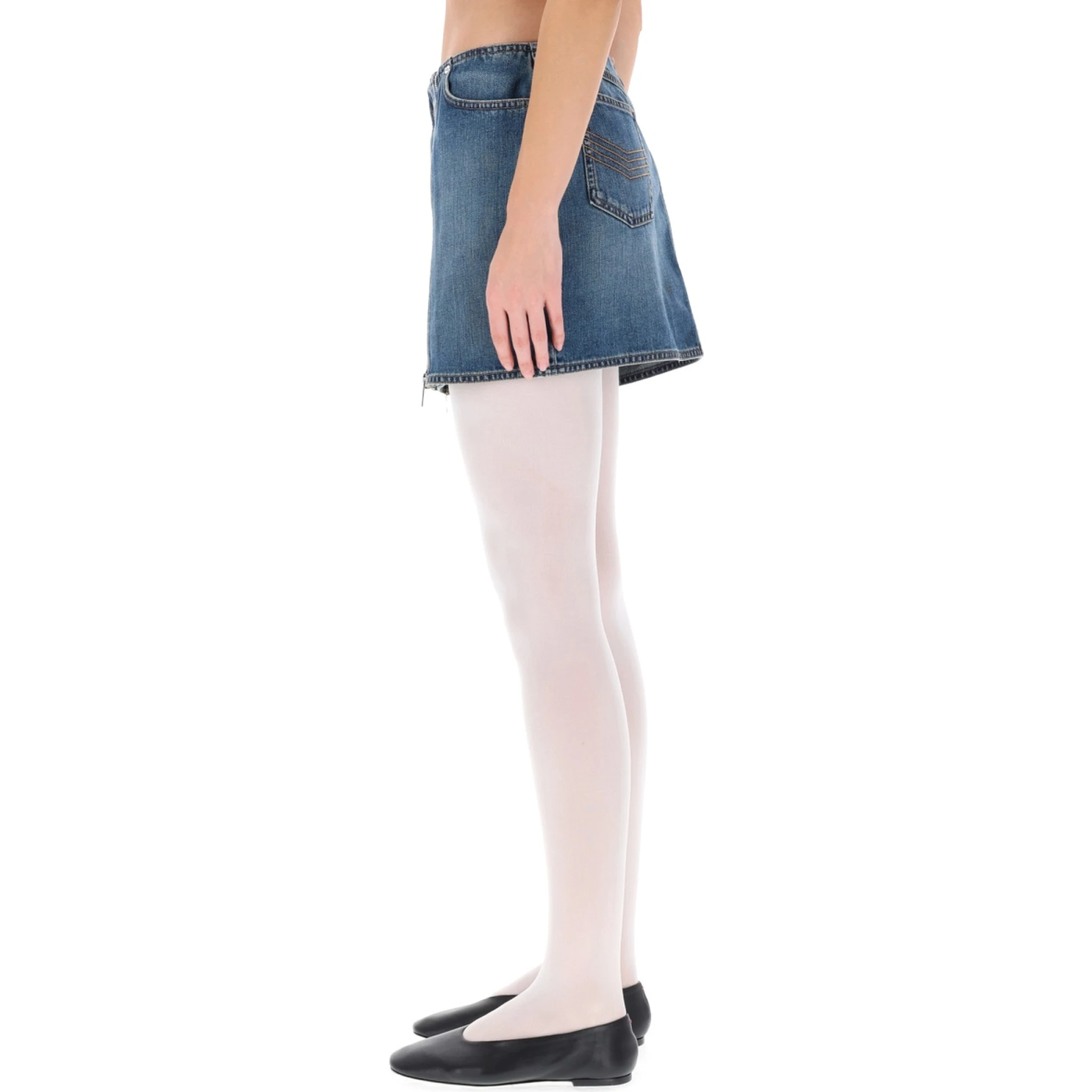 MINISKIRT WITH DOUBLE ZIPPER