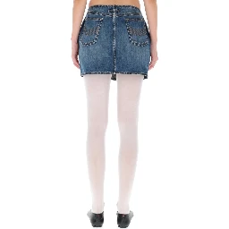MINISKIRT WITH DOUBLE ZIPPER