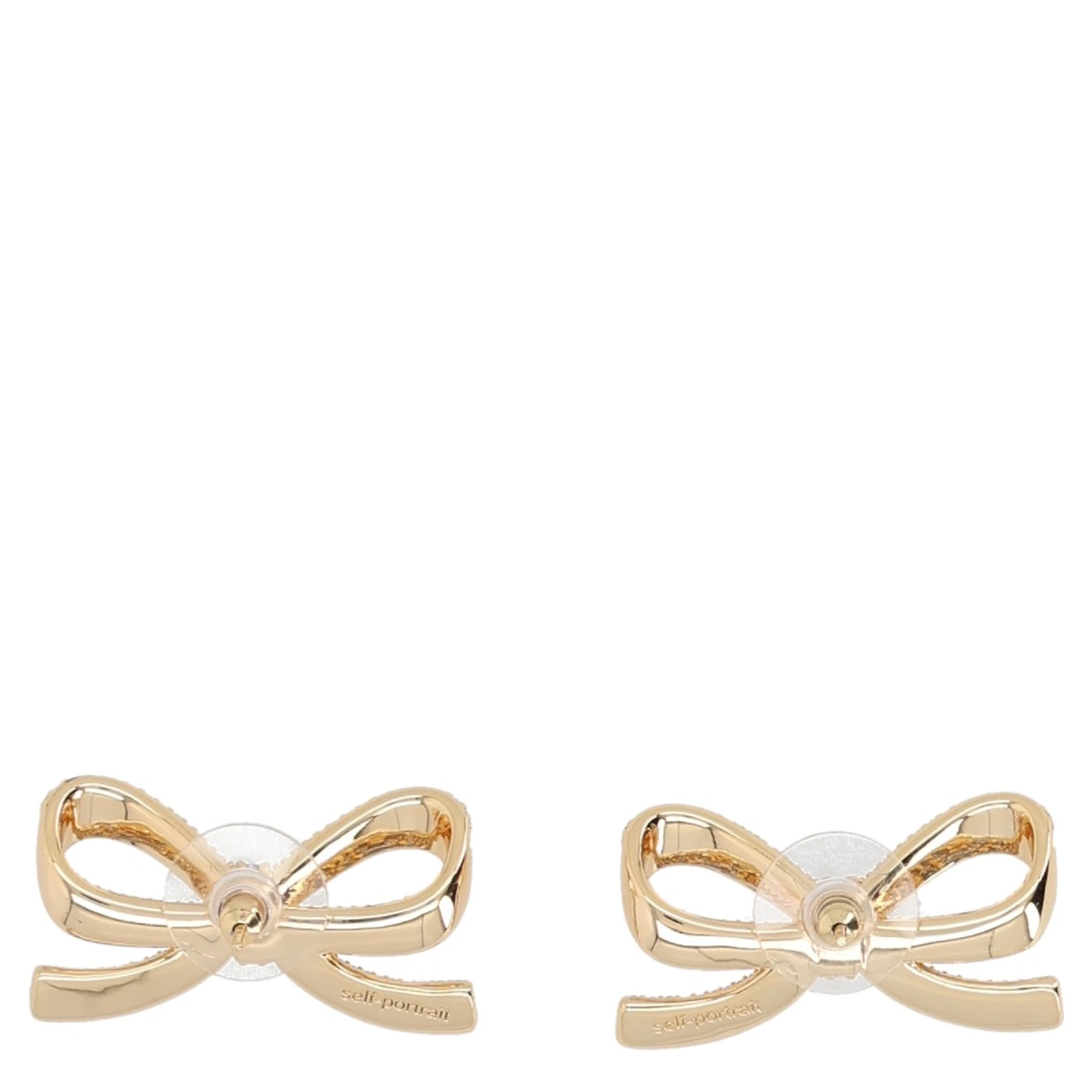 BOW EARRINGS WITH CRYSTALS